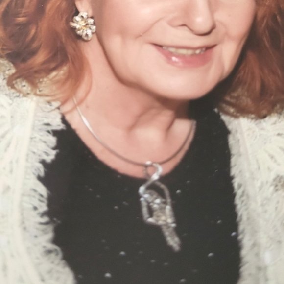 Bird Diamond Sapphire 2.45ctw Pendant 14K White Gold 15gr - Picture 2 of 6